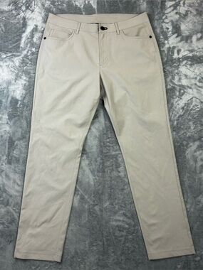 Public Rec Dealmaker 5-Pocket Pants 31x30 Light Gray Performance Chino Stretch